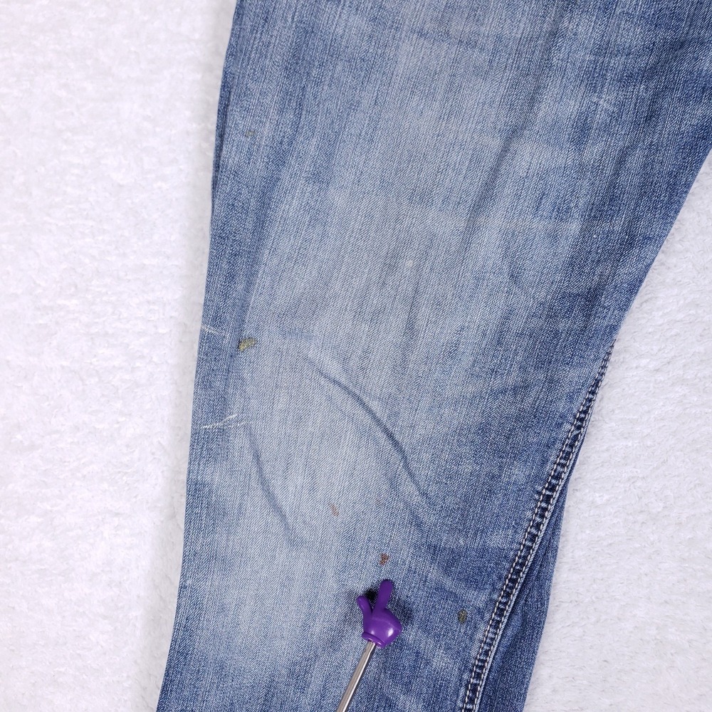 Rock & Roll Denim 36x30 Double Barrel Straight Jeans Blue Relaxed Western Cowboy - Picture 4 of 16